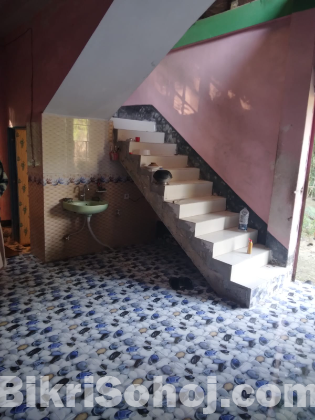 বাড়ির সহ জমি বিক্রয়।